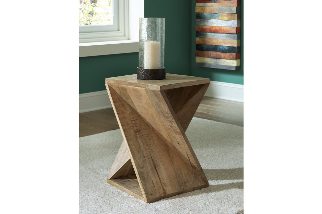 Zalemont Distressed Brown Accent Table - A4000510 - Bien Home Furniture & Electronics