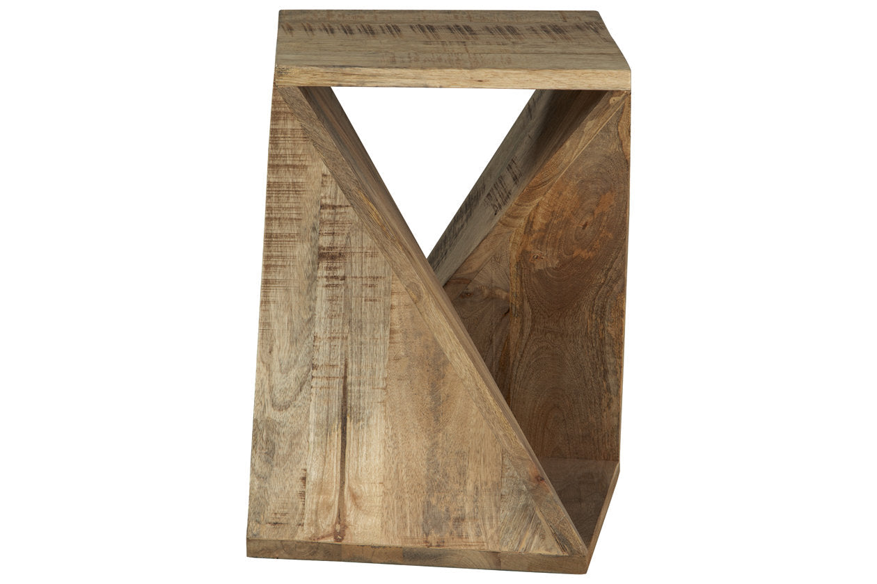 Zalemont Distressed Brown Accent Table - A4000510 - Bien Home Furniture & Electronics