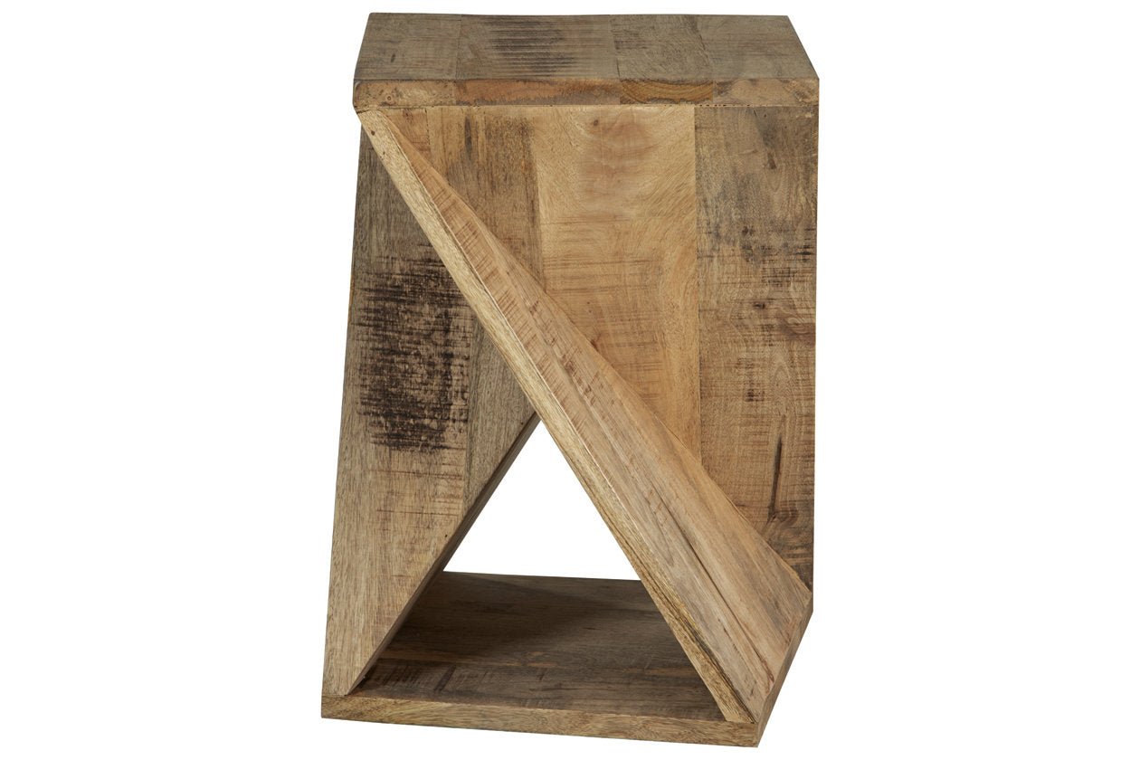 Zalemont Distressed Brown Accent Table - A4000510 - Bien Home Furniture & Electronics