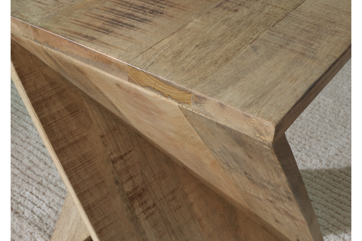 Zalemont Distressed Brown Accent Table - A4000510 - Bien Home Furniture & Electronics