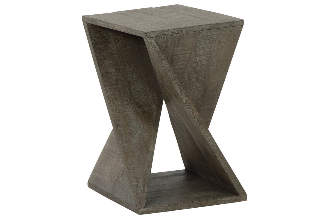 Zalemont Distressed Gray Accent Table - A4000509 - Bien Home Furniture &amp; Electronics
