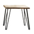 Zander End Table with Hairpin Leg Natural/Matte Black - 723497 - Bien Home Furniture & Electronics