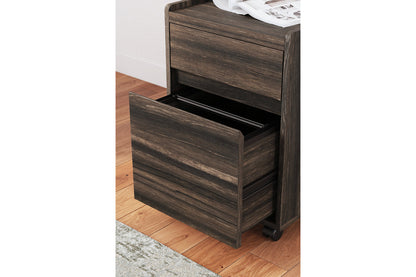 Zendex Dark Brown File Cabinet - H304-12 - Bien Home Furniture &amp; Electronics