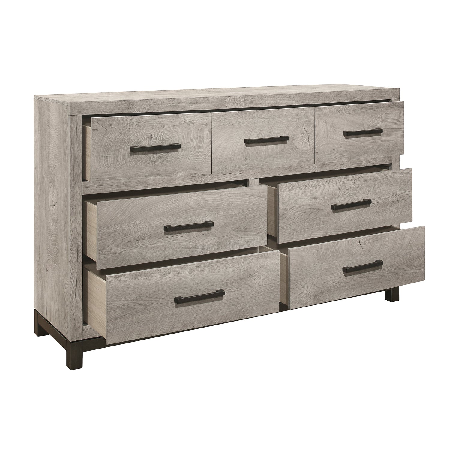 Zephyr Light Gray Dresser - 1577-5 - Bien Home Furniture & Electronics