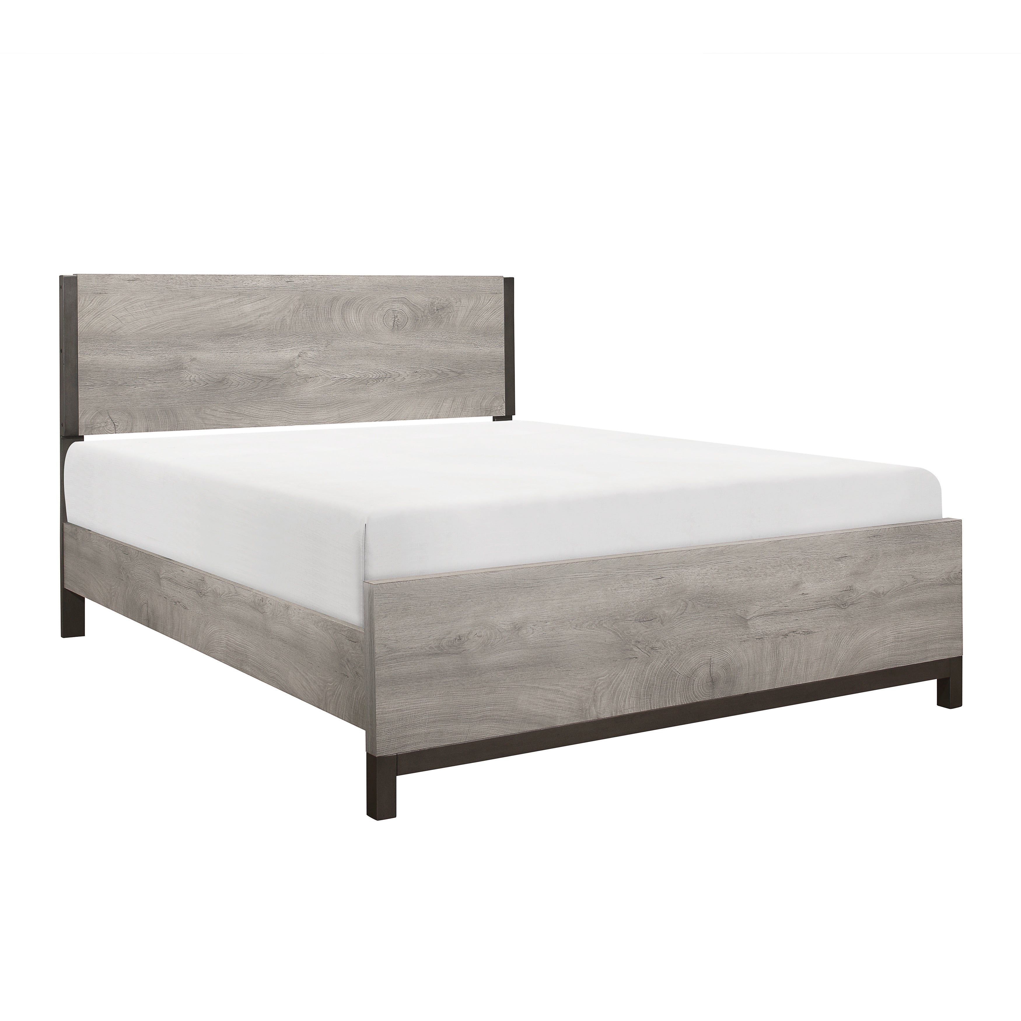Zephyr Light Gray Eastern King Bed - 1577K-1EK* - Bien Home Furniture & Electronics