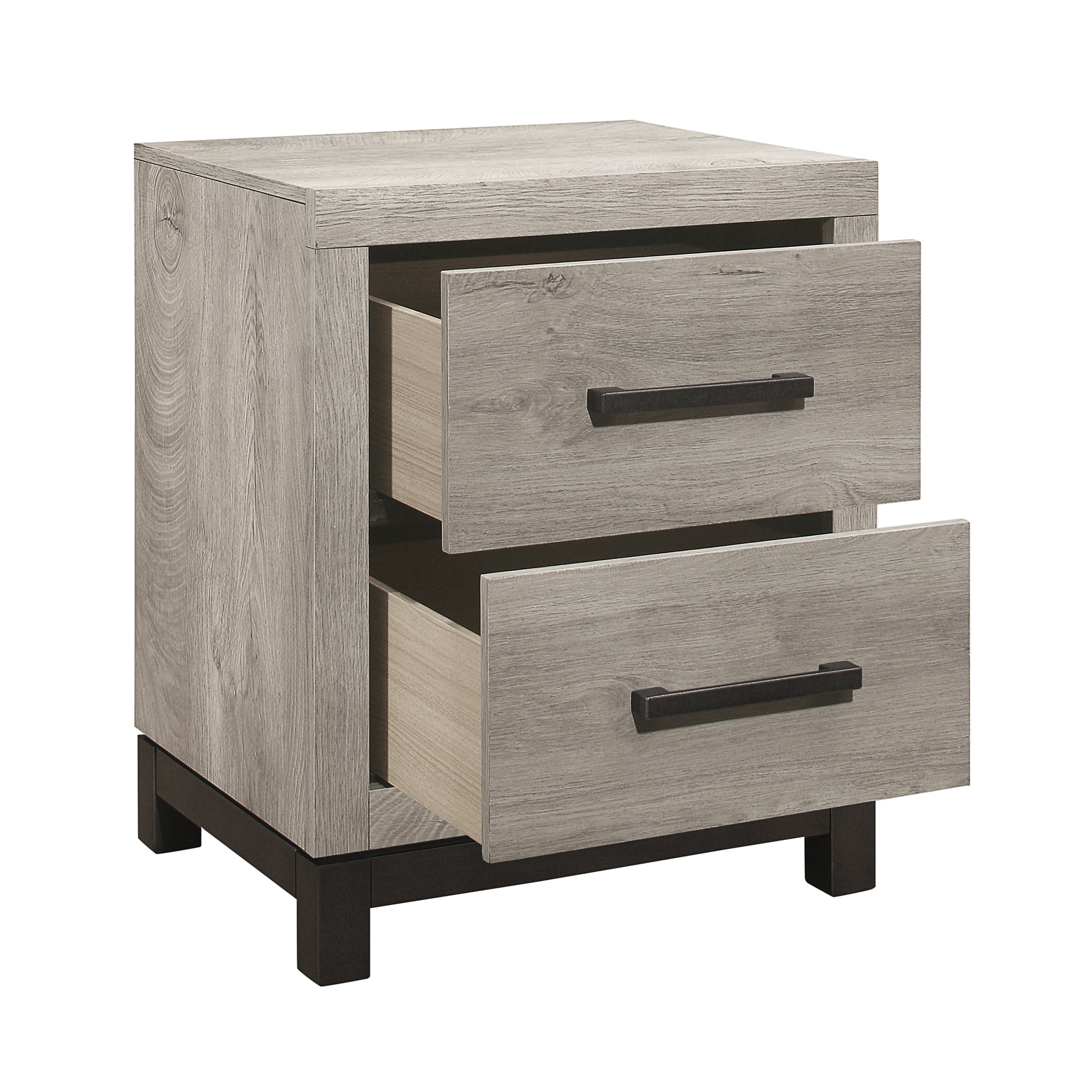Zephyr Light Gray Nightstand - 1577-4 - Bien Home Furniture & Electronics