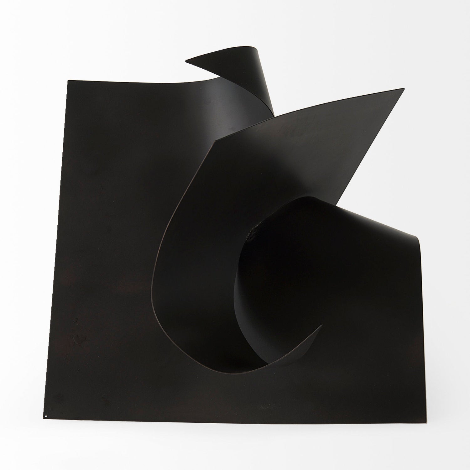 Francesca 18.1L x 18.1W x 18.1H Black Metal Sculptural Decorative Object