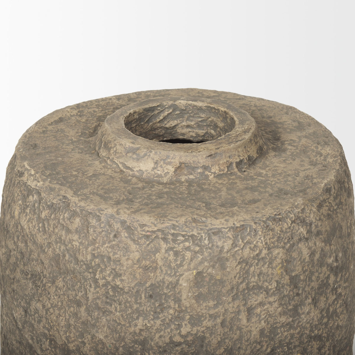 Rama Large Gray Paper Mache Floor Vase