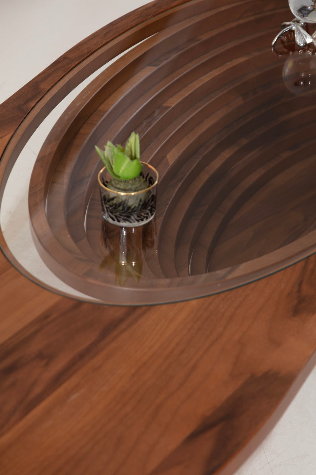 033 Walnut/Gold Coffee Table [ETA: 3/15] - 033WAL GOLD -COF