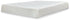 10 Inch Chime Memory Foam White King Mattress and Foundation - M699M1