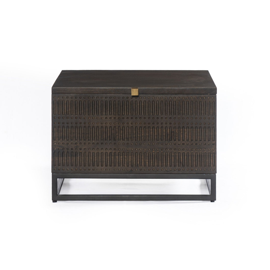 Kelby Storage Bunching Table in Gunmetal