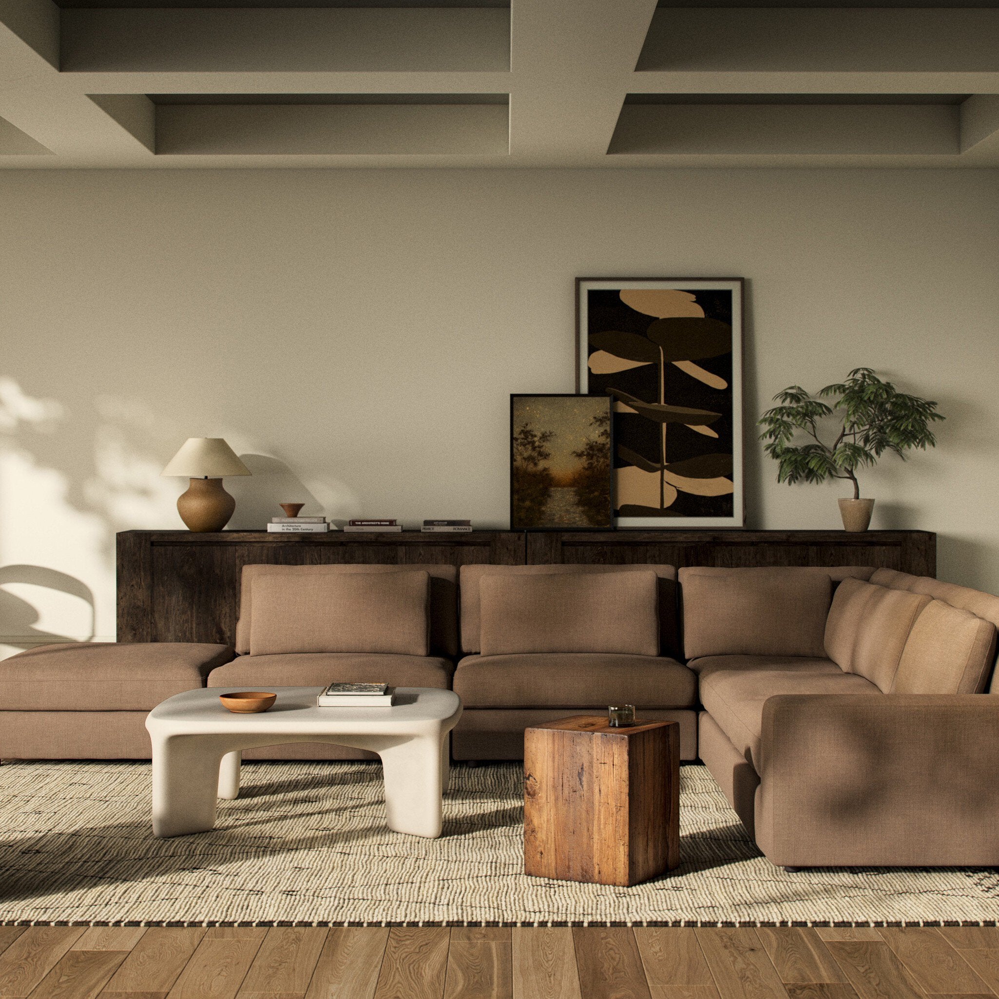 Bloor 5-Piece Sectional in Savoy Ochre