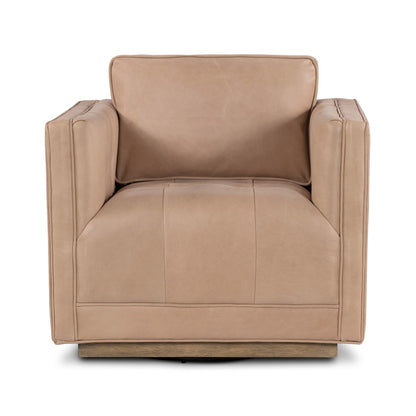 Kiera Swivel Chair in Palermo Nude