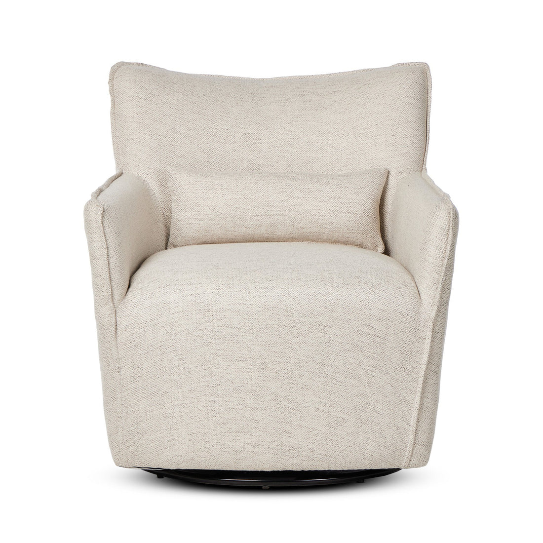 Kimble Swivel Chair in Noble Platinum