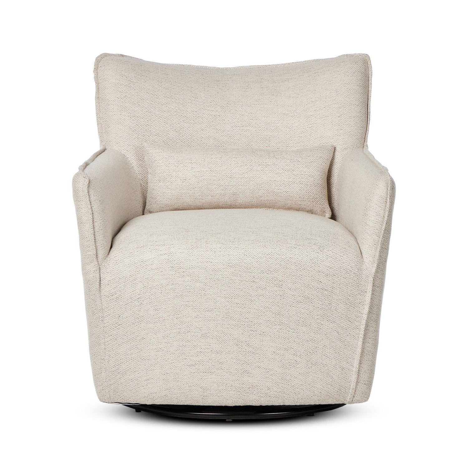 Kimble Swivel Chair in Noble Platinum