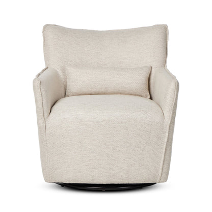 Kimble Swivel Chair in Noble Platinum