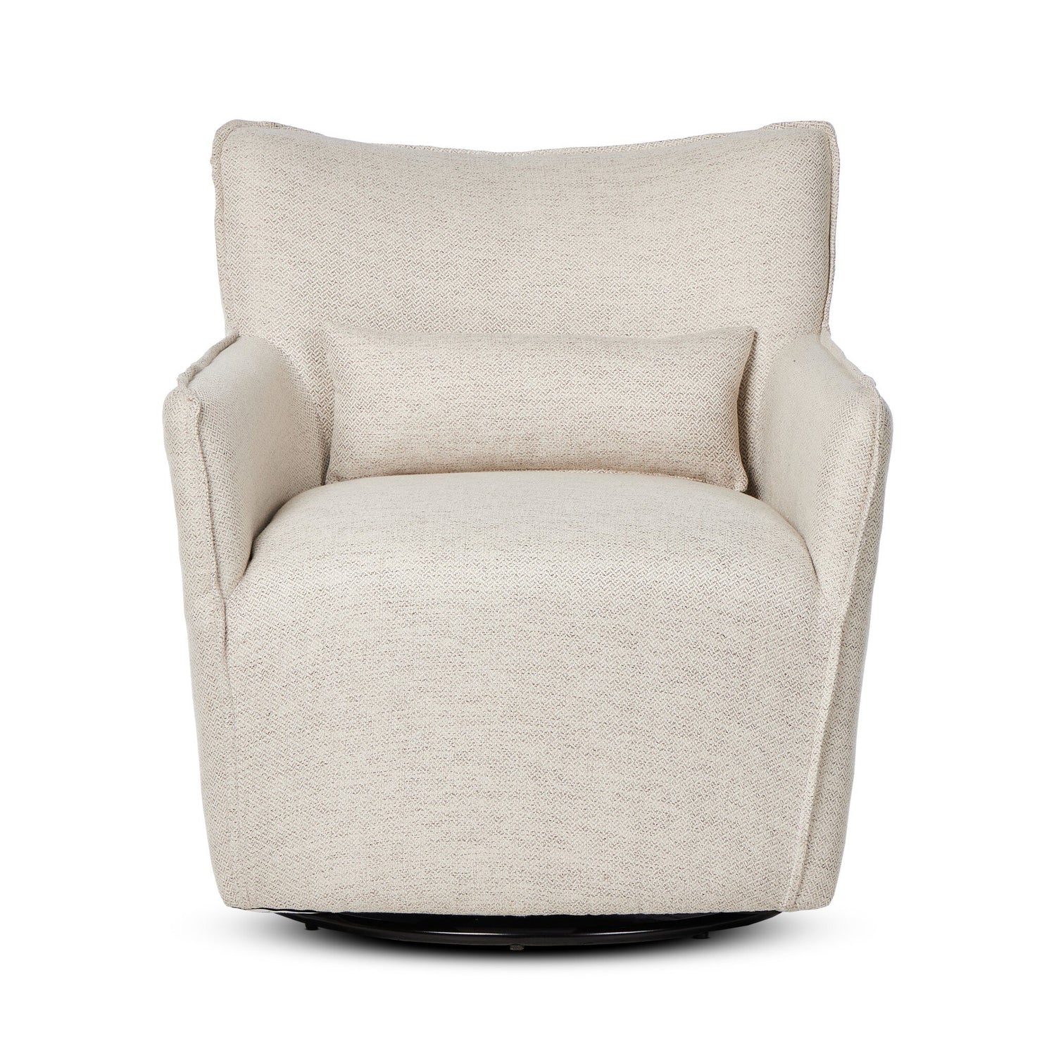 Kimble Swivel Chair in Noble Platinum