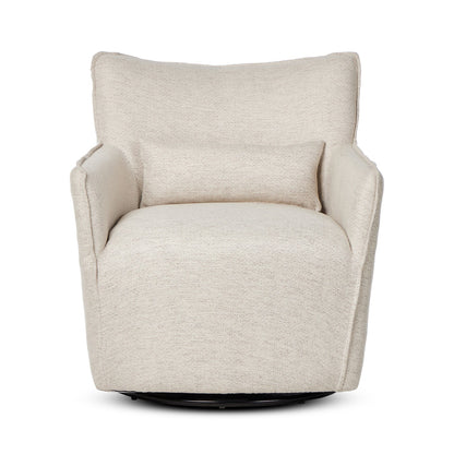 Kimble Swivel Chair in Noble Platinum