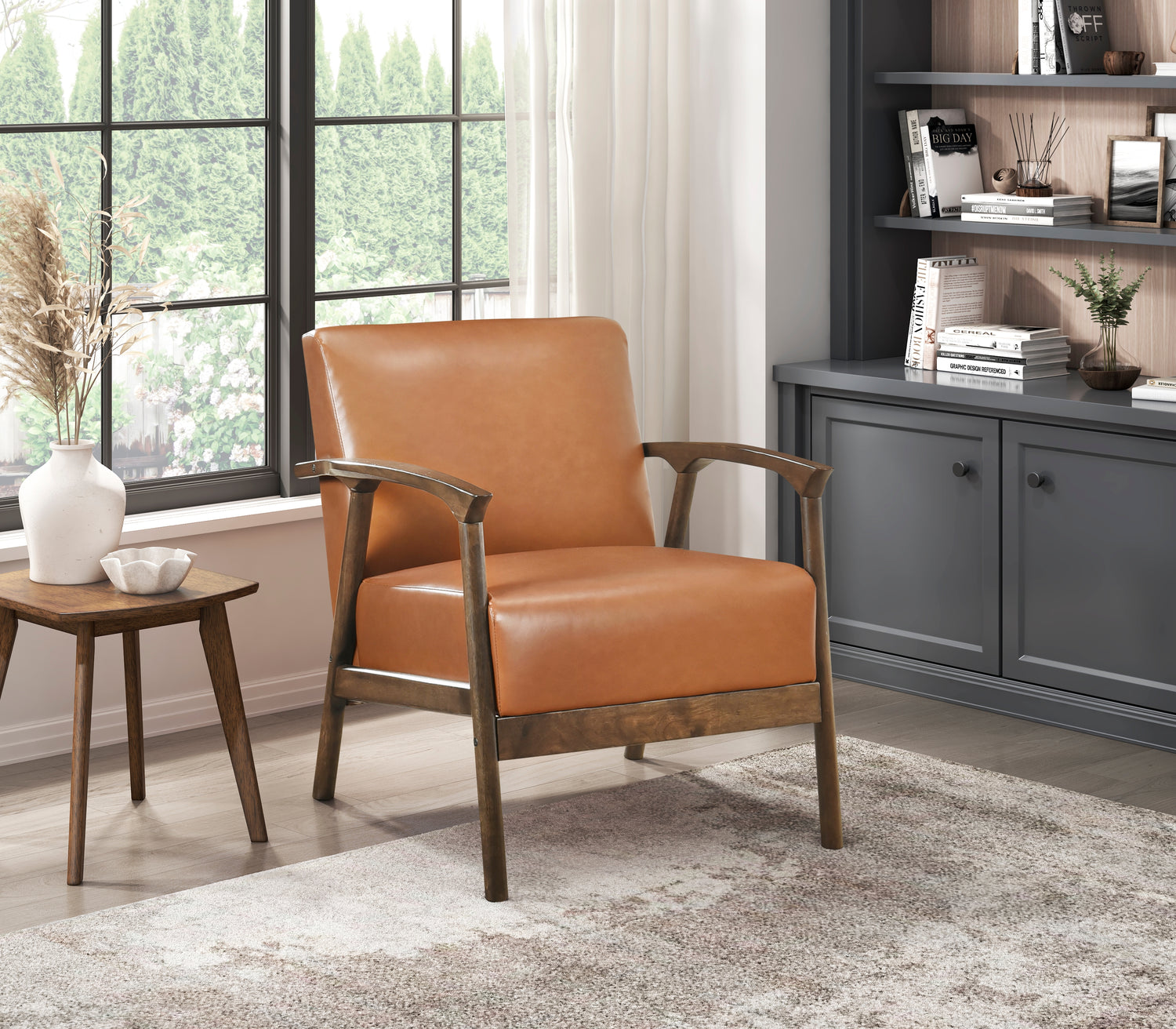 1060BRW-1 Accent Chair - 1060BRW-1