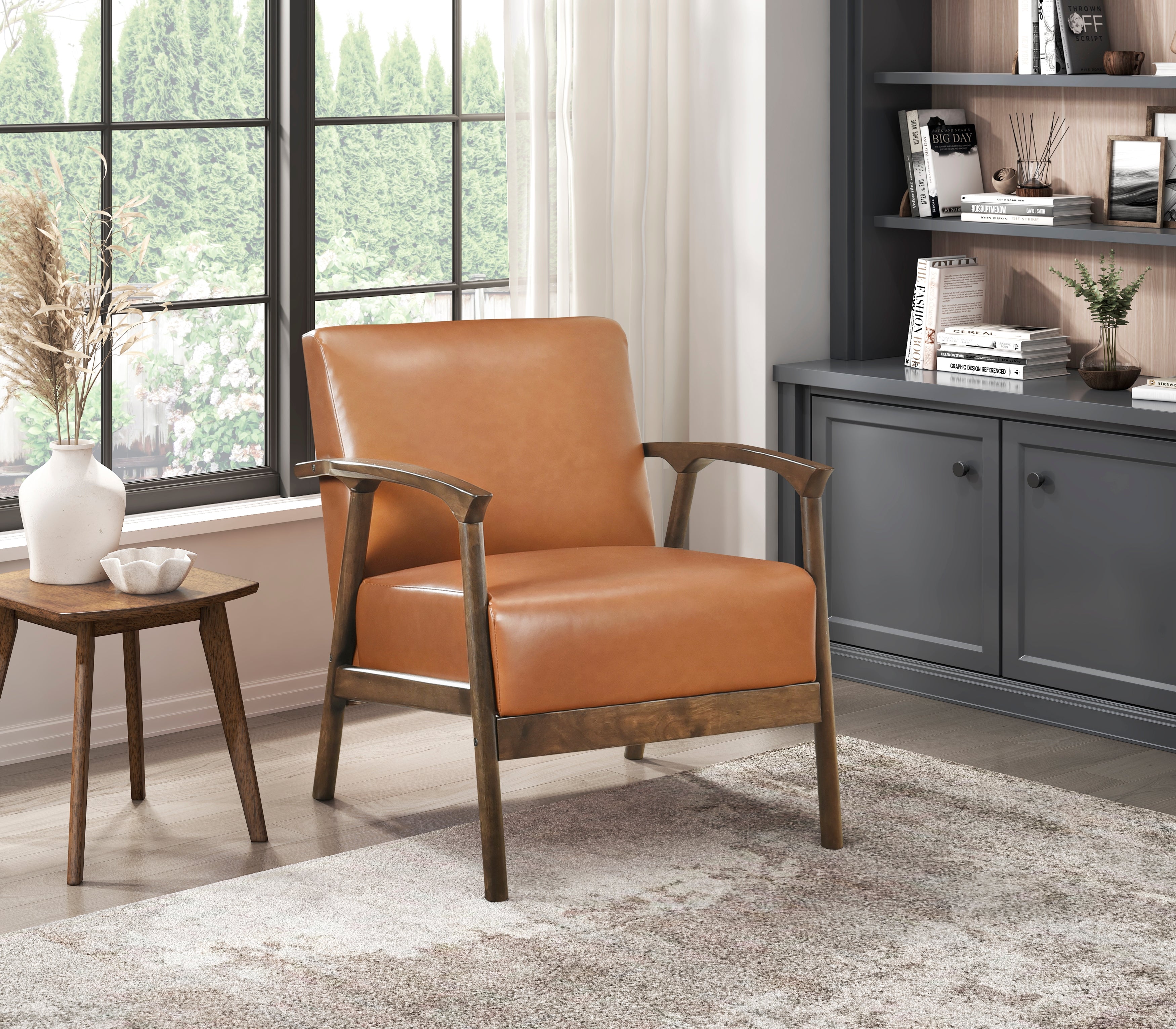 1060BRW-1 Accent Chair - 1060BRW-1