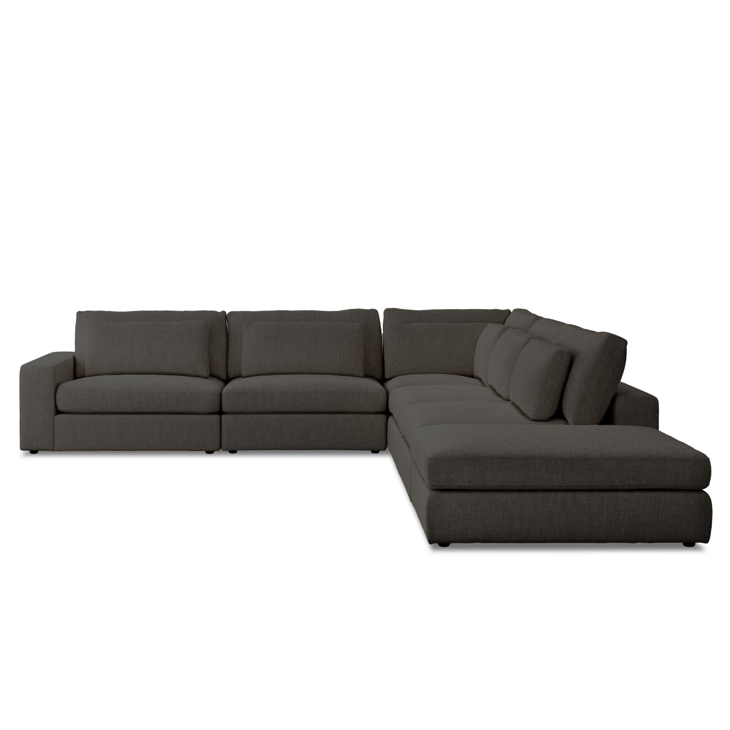 Bloor 5-Piece Sectional in Landale Charcoal