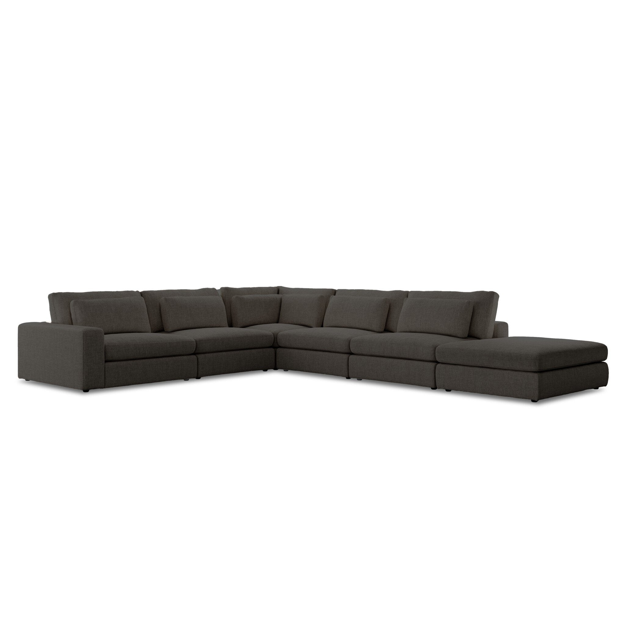 Bloor 5-Piece Sectional in Landale Charcoal