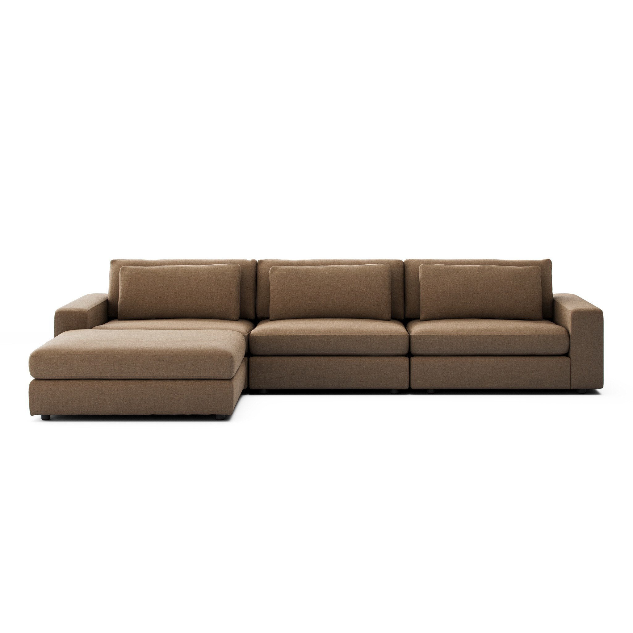 Bloor 3-Piece Sectional in Savoy Ochre