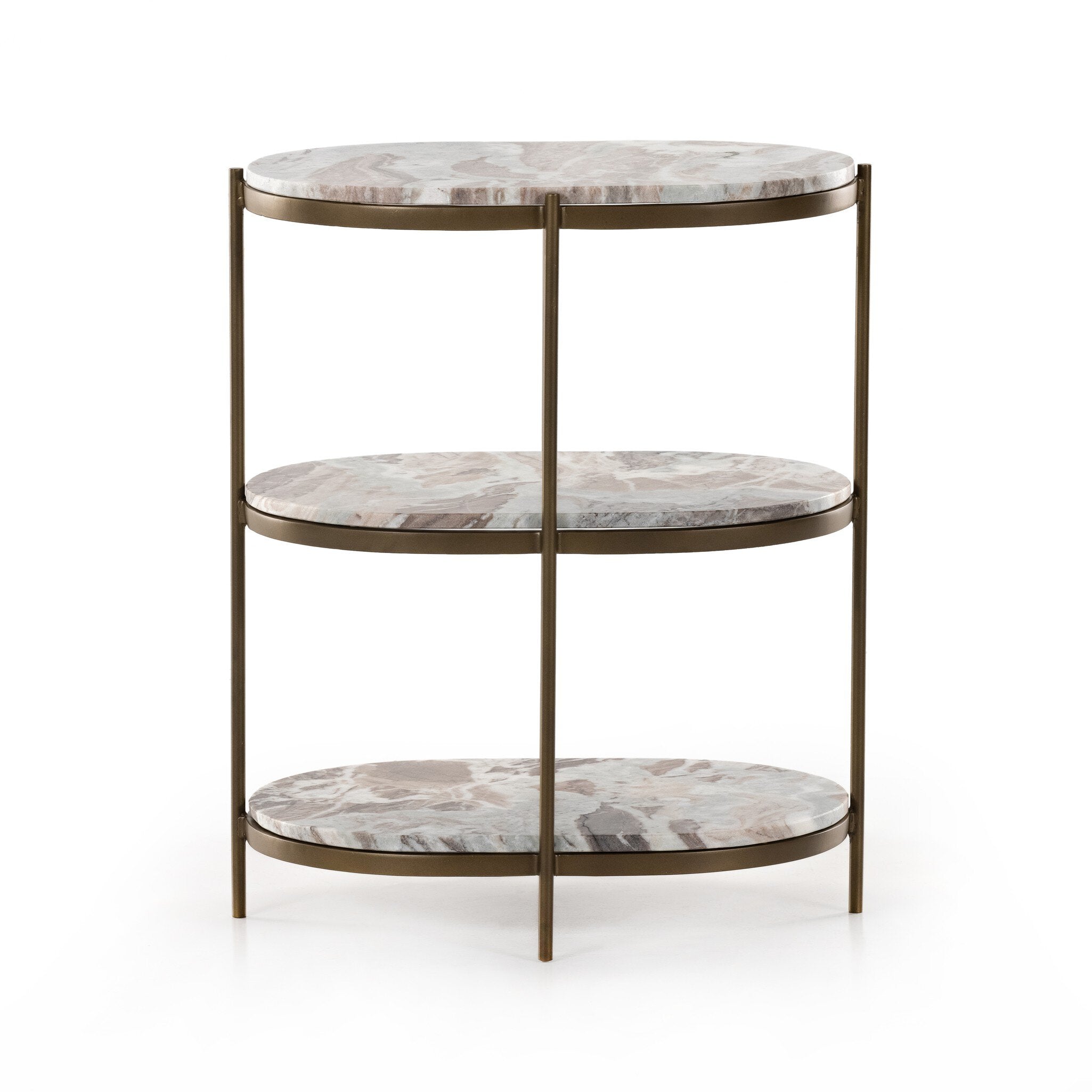 Felix Oval Nightstand in Canyon