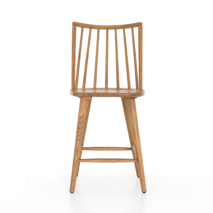Lewis Windsor Bar + Counter Stool in Sandy Oak