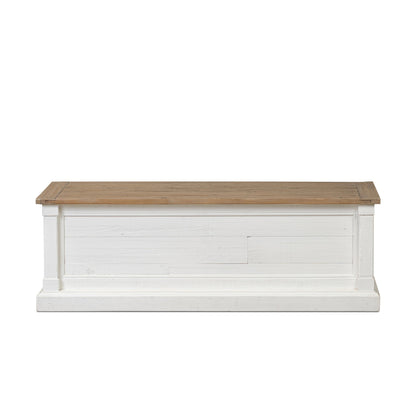 Cintra Blanket Chest in Limestone White