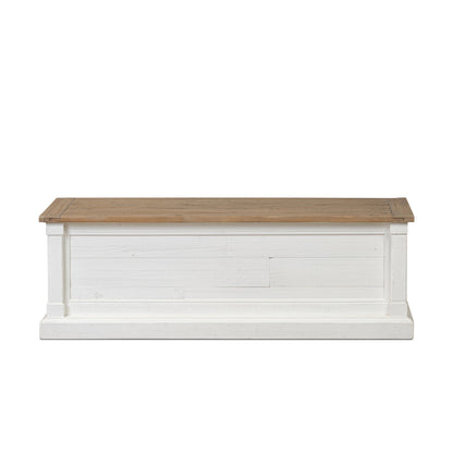 Cintra Blanket Chest in Limestone White