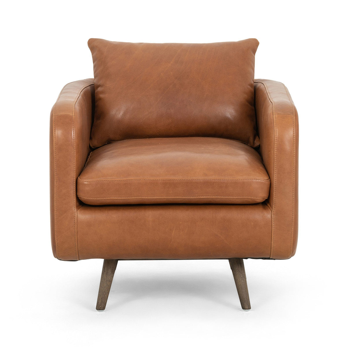 Kaya Swivel Chair in Haven Tobacco
