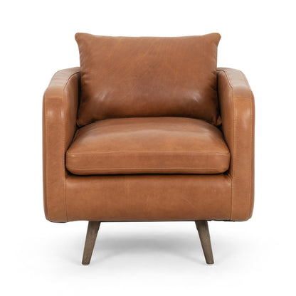 Kaya Swivel Chair in Haven Tobacco