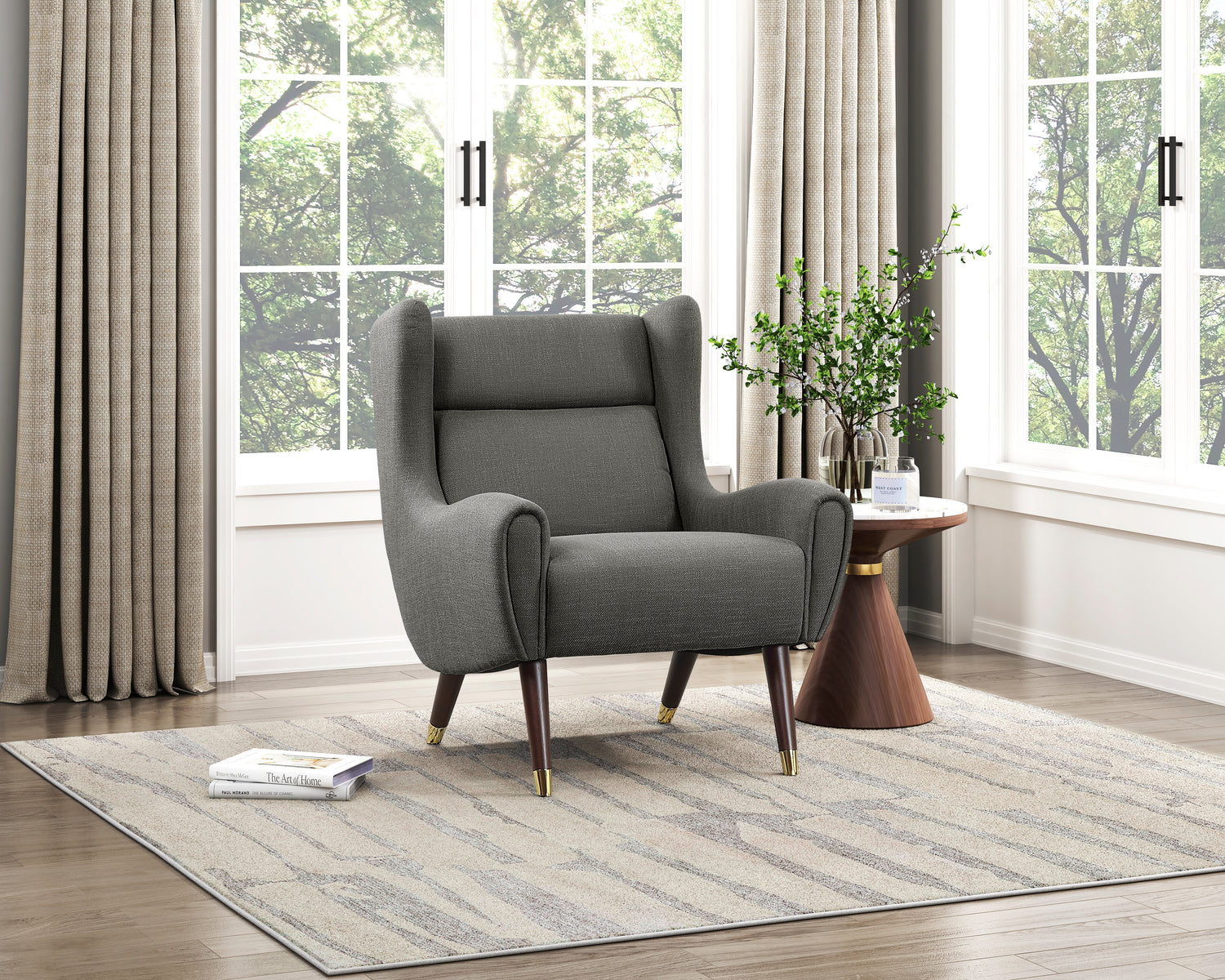 1098DGY-1 Accent Chair - 1098DGY-1