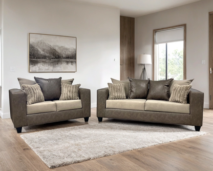 Ballater Latte Sofa &amp; Loveseat Set