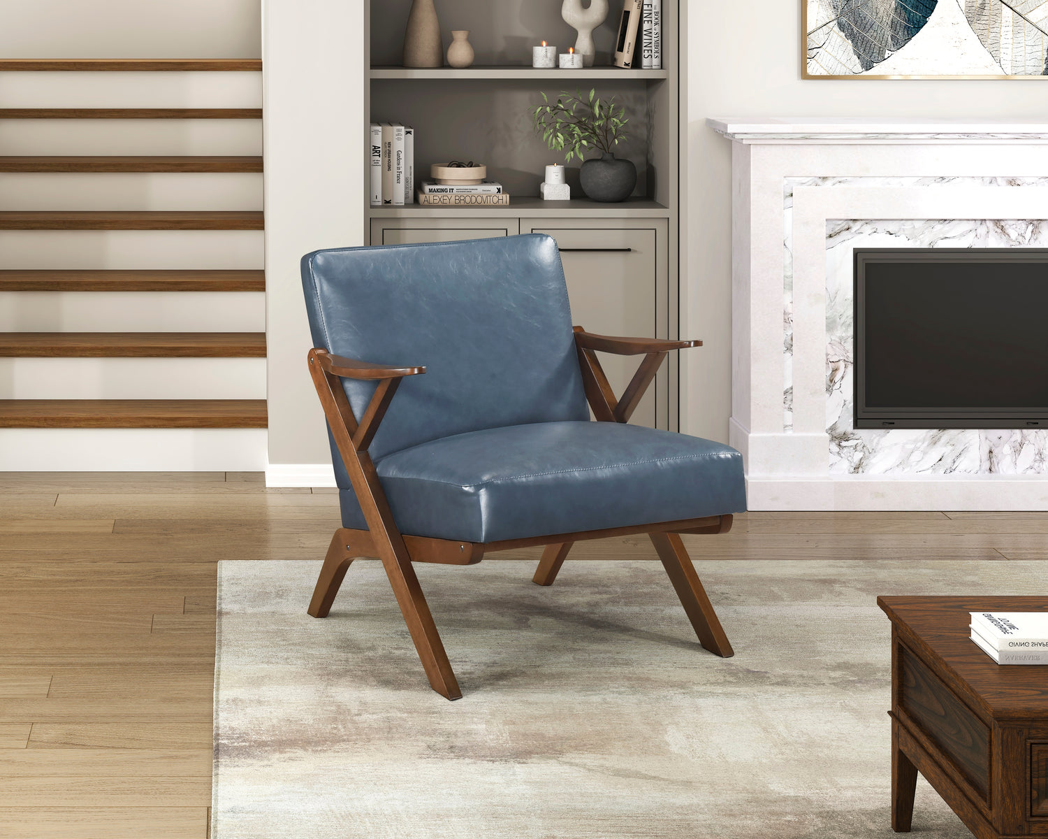 1107BUE-1 Accent Chair - 1107BUE-1