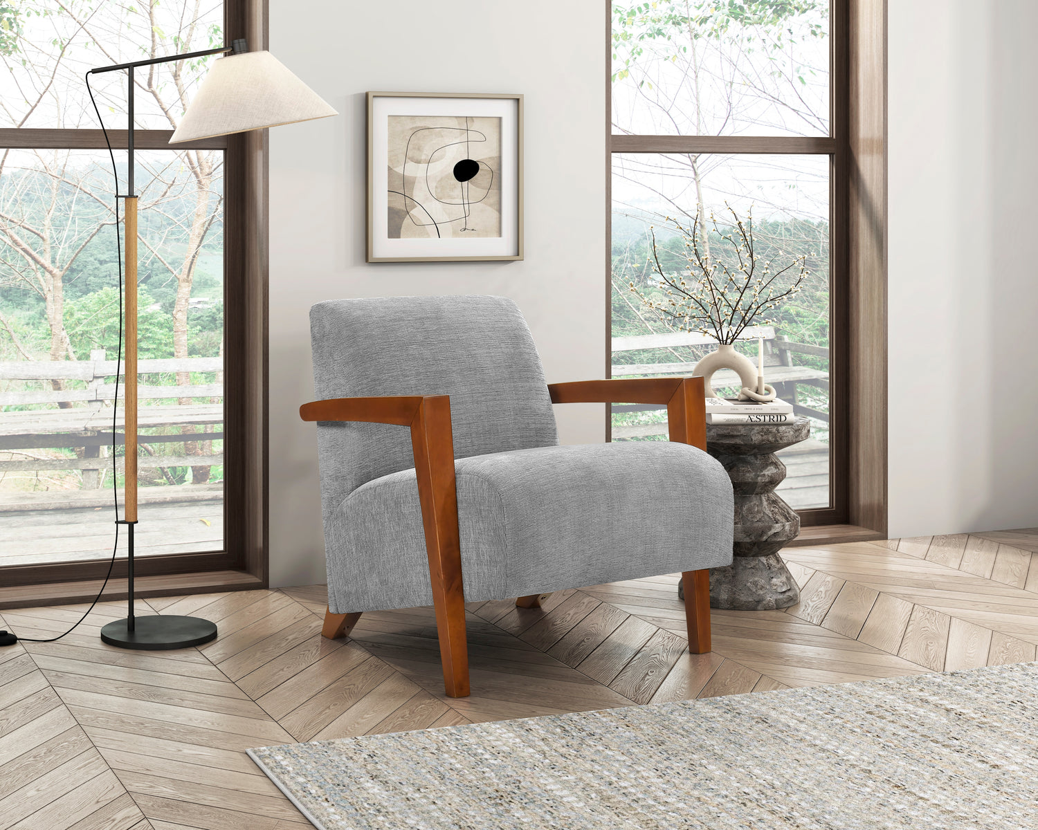 1136GY-1 Accent Chair - 1136GY-1
