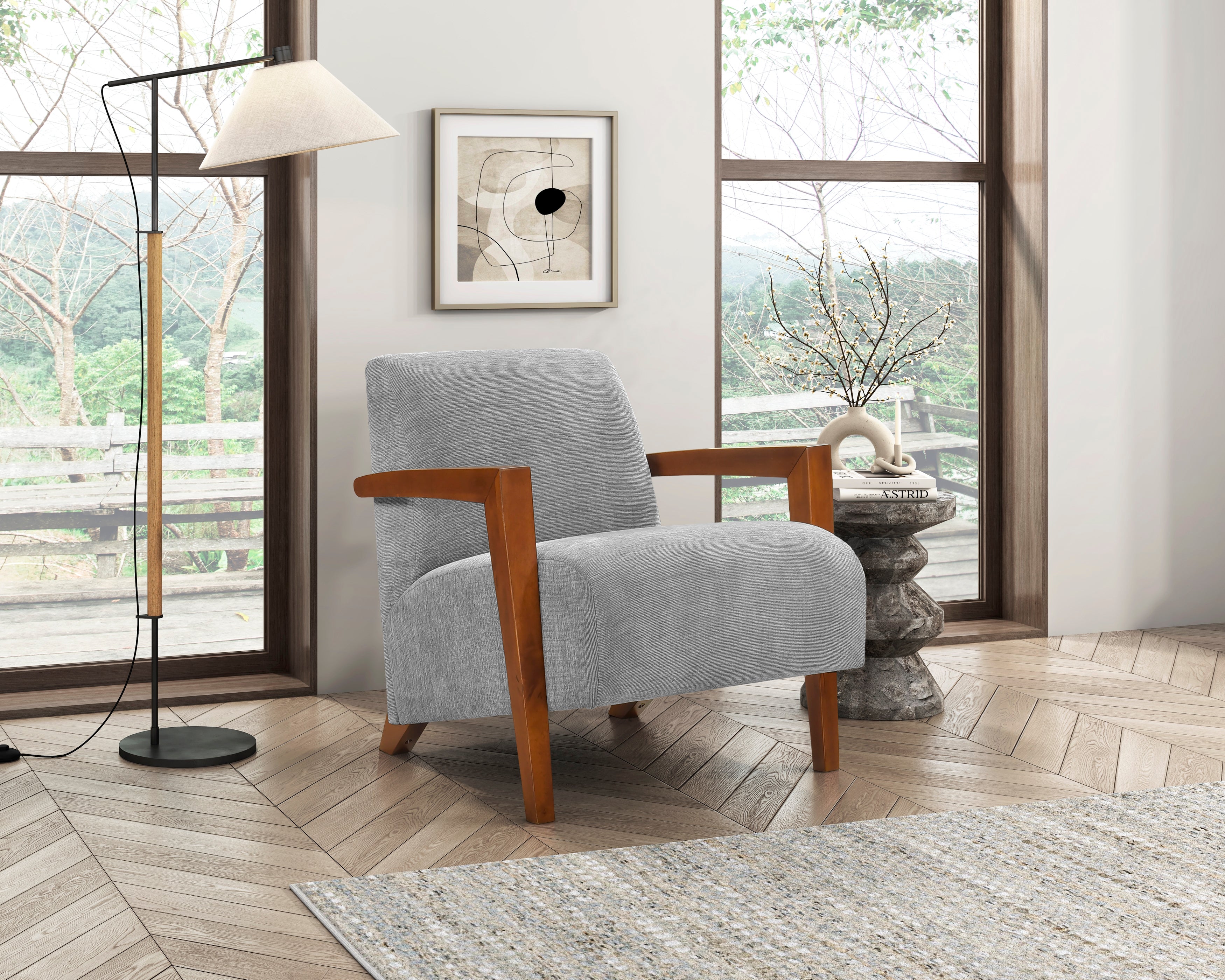 1136GY-1 Accent Chair - 1136GY-1