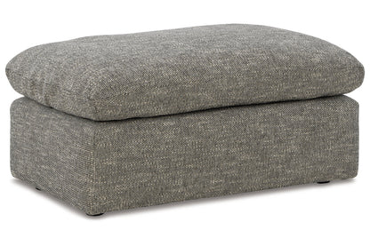 Dramatic Granite Oversized Chair and Ottoman -  Ashley - Luna Furniture