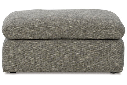 Dramatic Granite Oversized Chair and Ottoman -  Ashley - Luna Furniture
