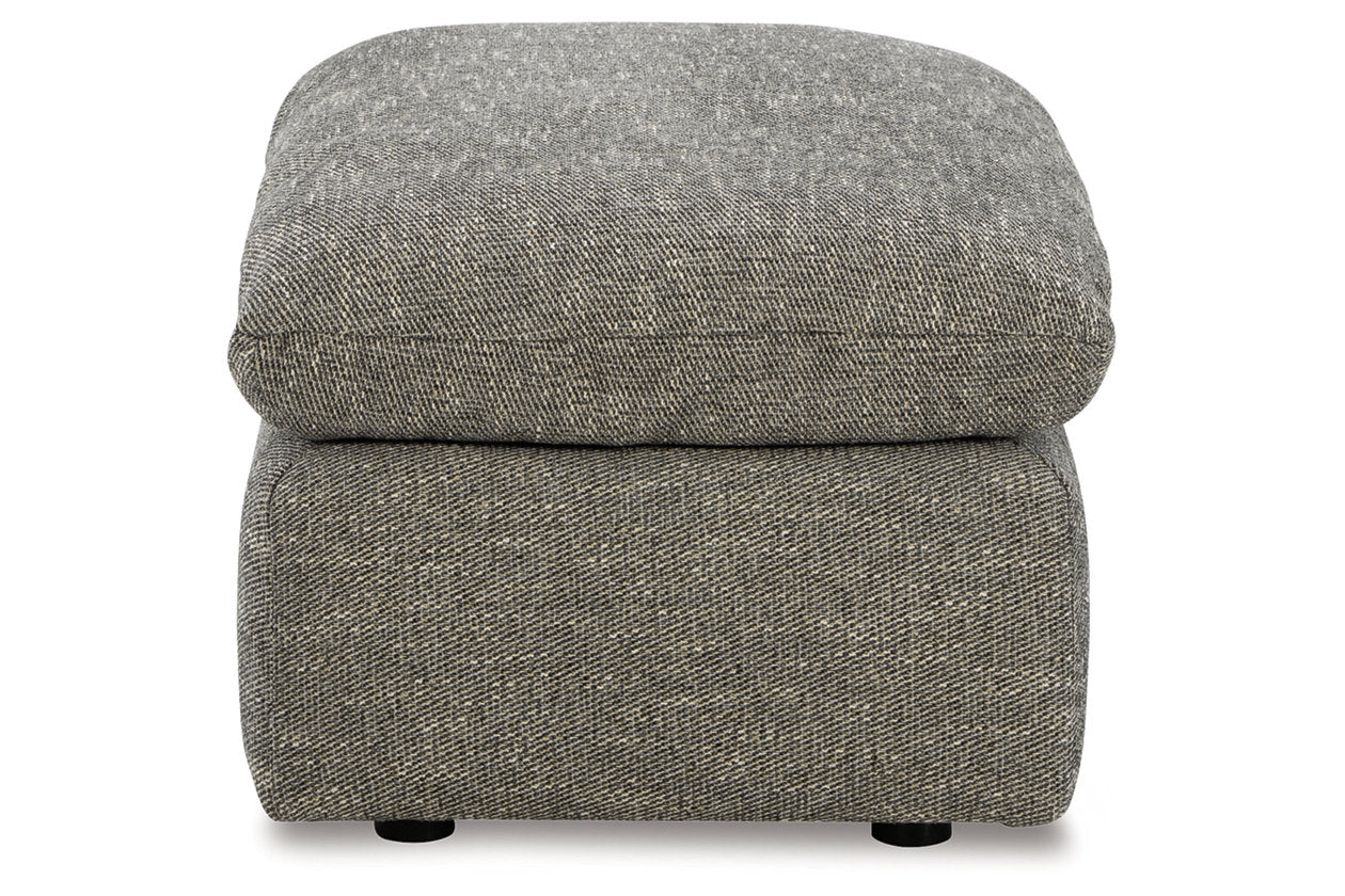 Dramatic Granite Oversized Chair and Ottoman -  Ashley - Luna Furniture