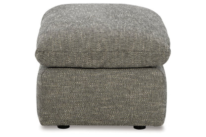 Dramatic Granite Oversized Chair and Ottoman -  Ashley - Luna Furniture