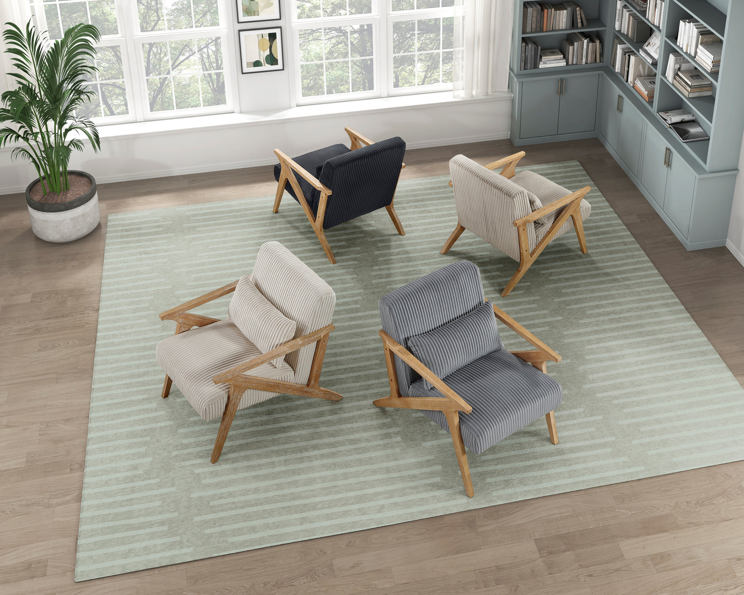 1172GY-1 Accent Chair - 1172GY-1