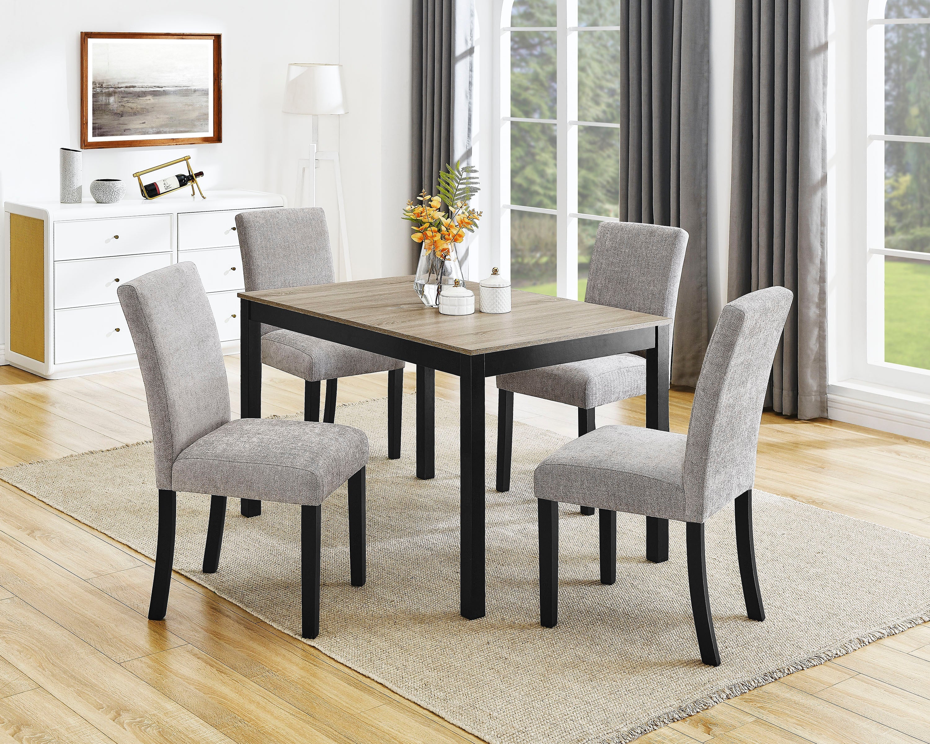Forana Beige Dining Chair, Set of 4 from Crown Mark - Luna Furniture