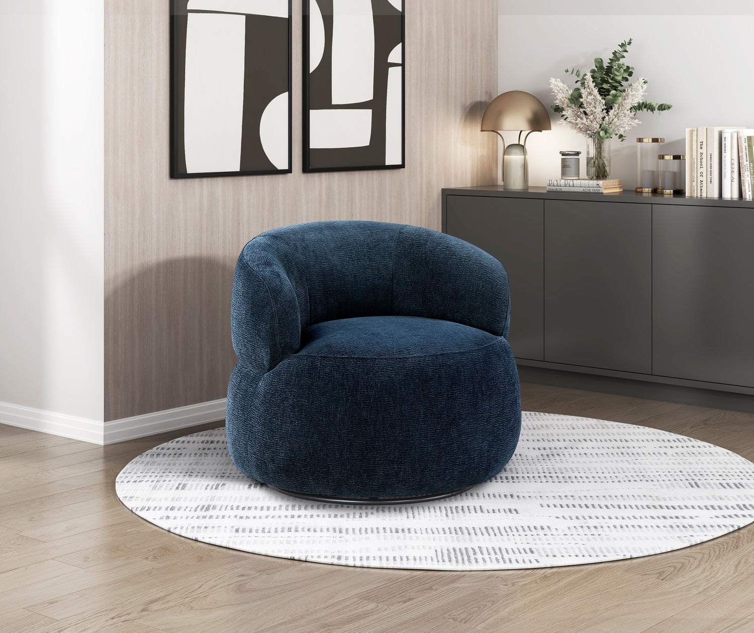 1241BUE-1 Swivel Chair - 1241BUE-1