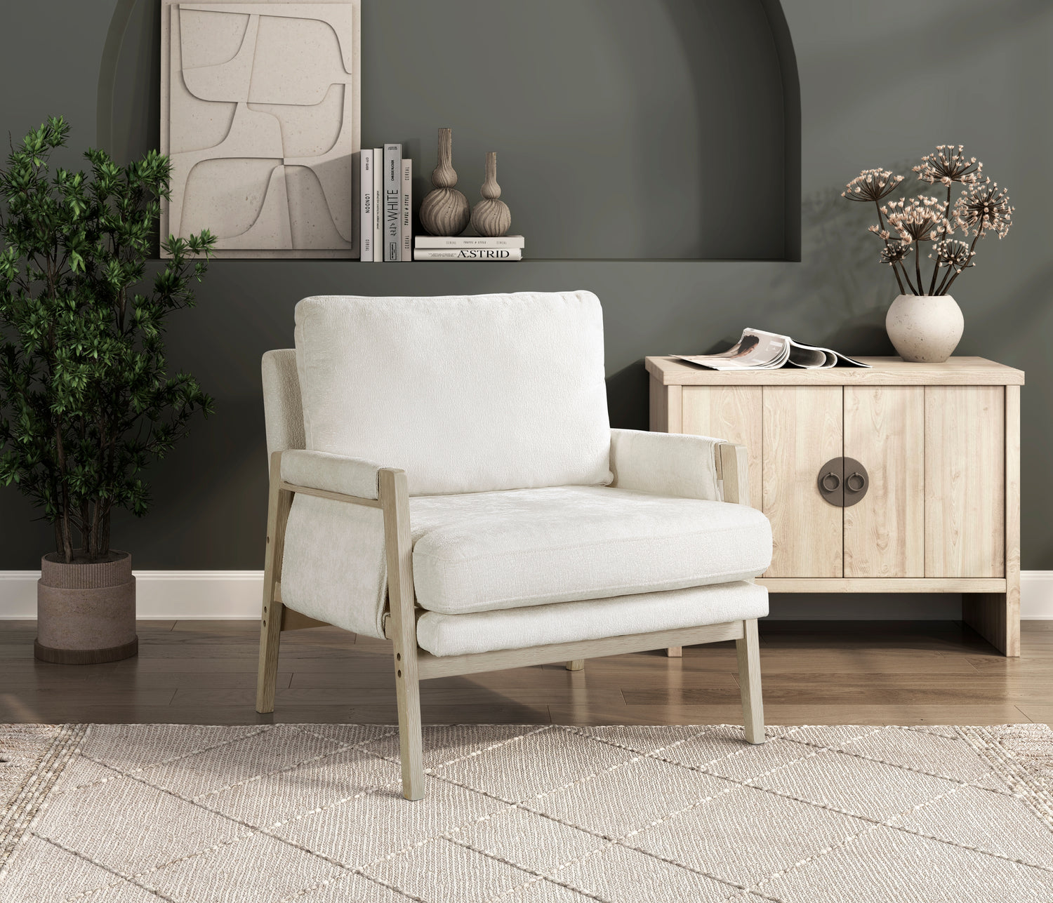 1269NCRM-1 Accent Chair - 1269NCRM-1