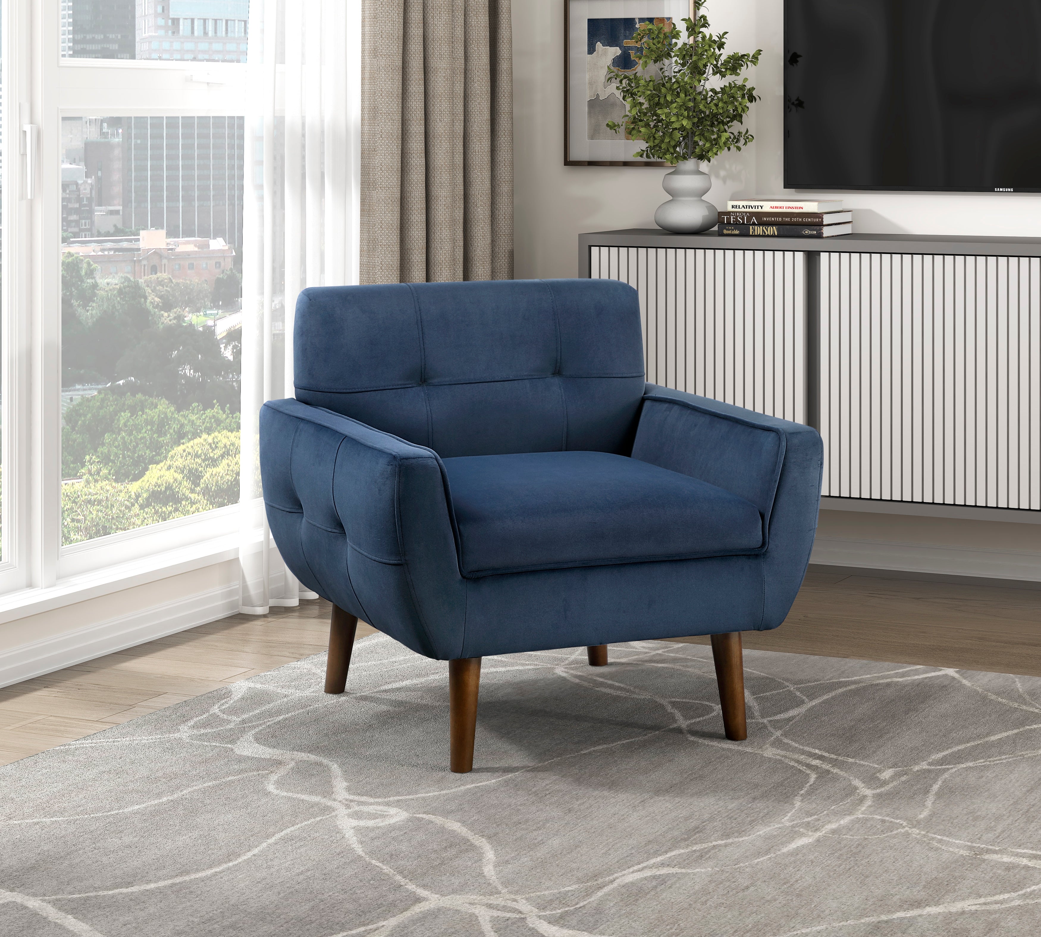 1298BU-1 Accent Chair - 1298BU-1