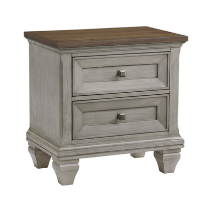 Renton Antique Gray Nightstand from Homelegance - Luna Furniture