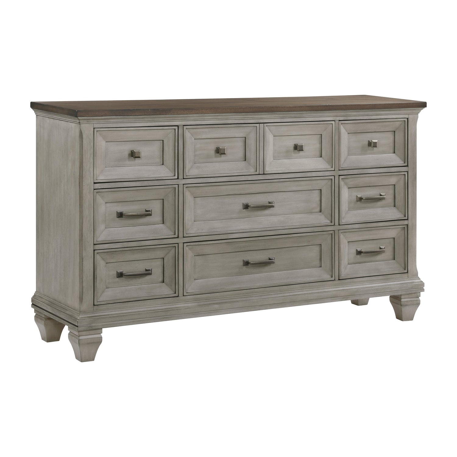 Renton Antique Gray Dresser from Homelegance - Luna Furniture