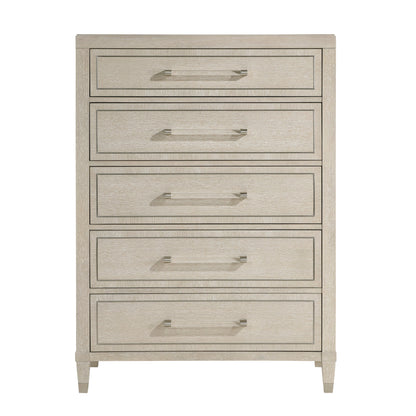 Genoa Light Oak Upholstered Storage Platform Bedroom Set from Homelegance - Luna Furniture